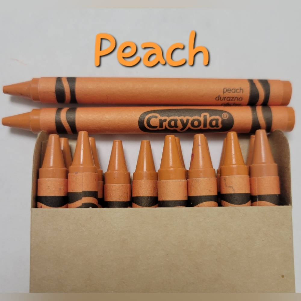 16ct Crayola Crayons (Peach) Single Color Bulk Lot